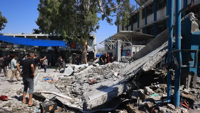 Israel Kembali Serang Sekolah Tempat Pengungsian di Gaza, 17 Orang Tewas